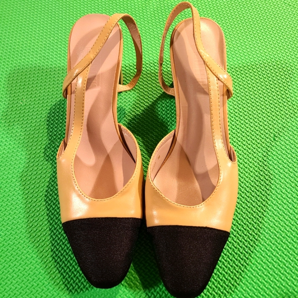 women heels black and nude